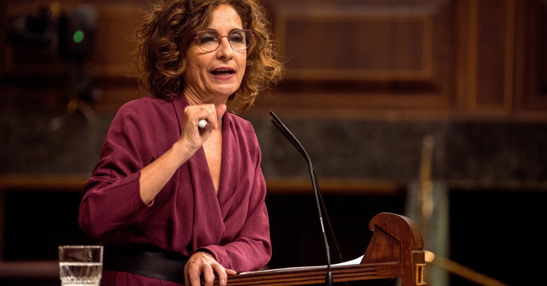 La vicepresidenta cuarta y ministra de Hacienda y Función Pública, María Jesús Montero