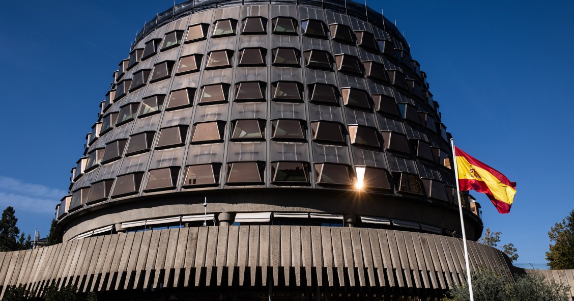 Archivo - Fachada del Tribunal Constitucional.