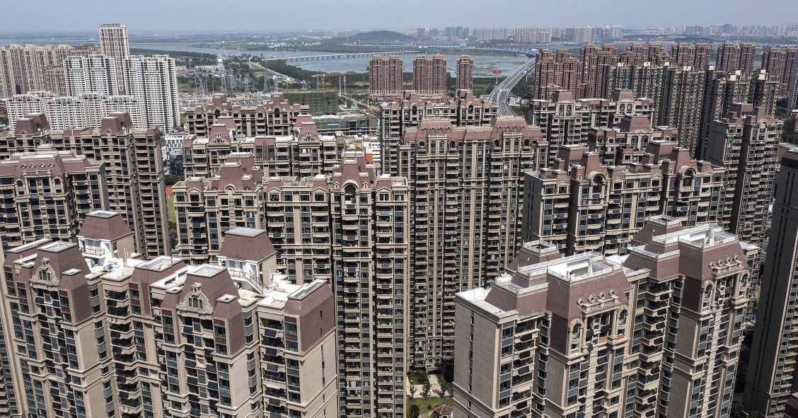 Viviendas en China promovidas por Evergrande