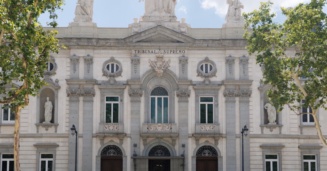 Archivo - Fachada del Tribunal Supremo.