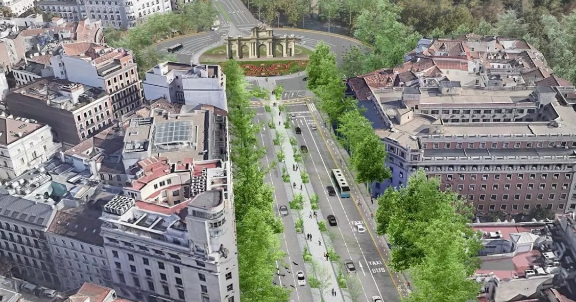Diseño del nuevo bulevar que unirá Cibeles con la Puerta de Alcalá