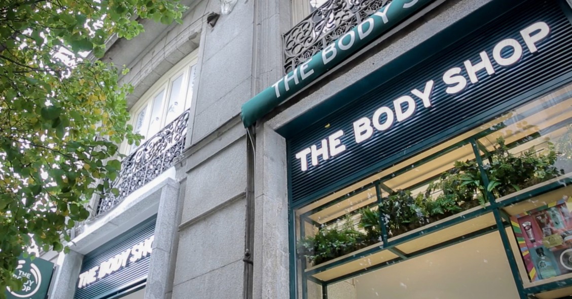 Tienda de The Body Shop en Madrid (España).