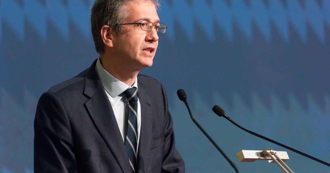 Archivo - El gobernador del Banco de España, Pablo Hernández de Cos, en una imagen de archivo.