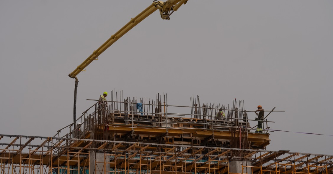 Una vivienda en construcción actualmente