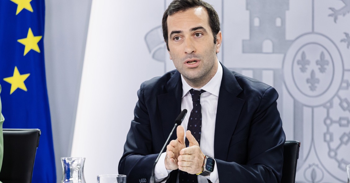 El ministro de Economía, Comercio y Empresa, Carlos Cuerpo. 