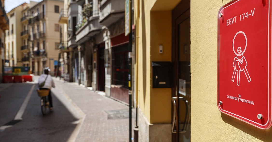 Un piso turístico en Valencia, a 28 de mayo de 2024, en Valencia, Comunidad Valenciana (España).