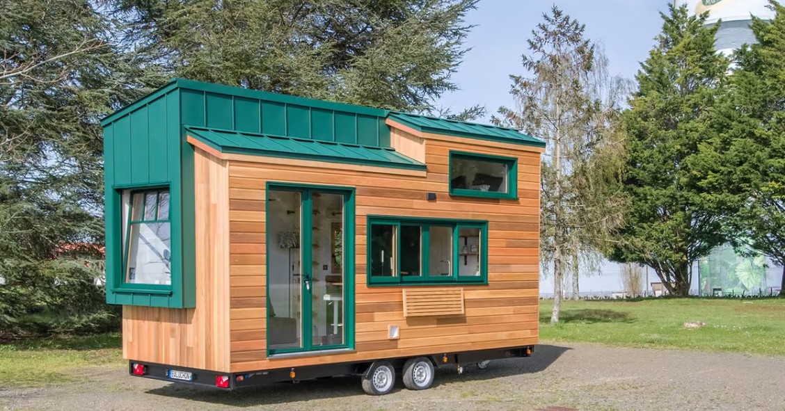 La mini casa Mirasol está diseñada por la marca Baluchon.