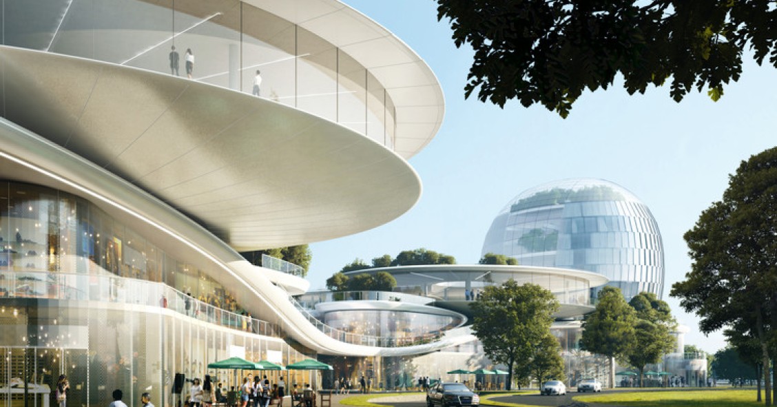 La Train Station in the Forest es una nueva estación ferroviaria creada recientemente por el estudio de arquitectura MAD en Jiaxing, China.