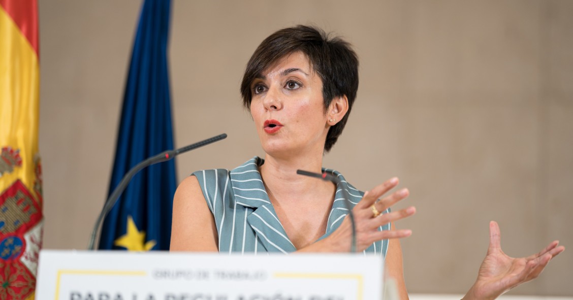 La ministra de Vivienda y Agenda Urbana, Isabel Rodríguez