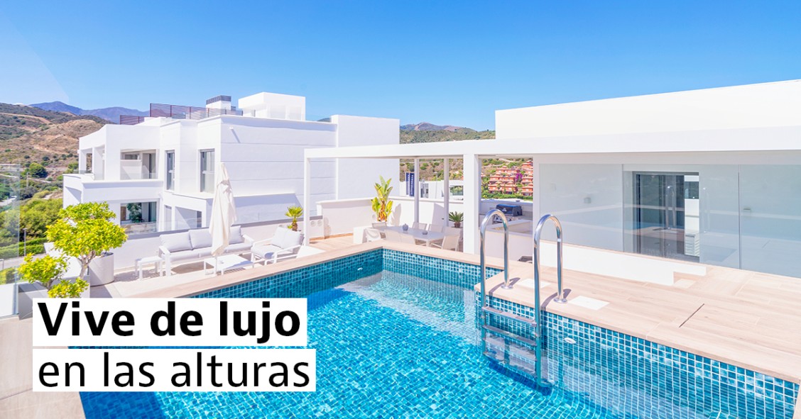 Áticos con piscina