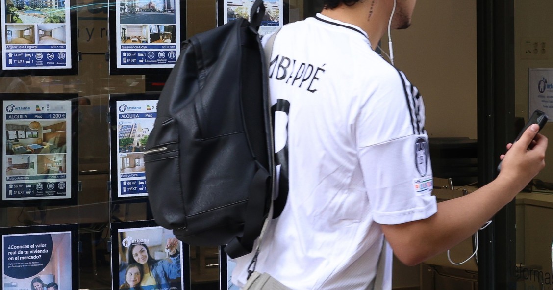 Escaparate de una inmobiliaria