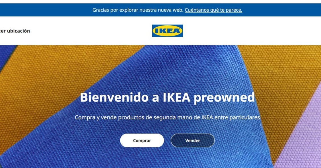 Web de Ikea Preowned.