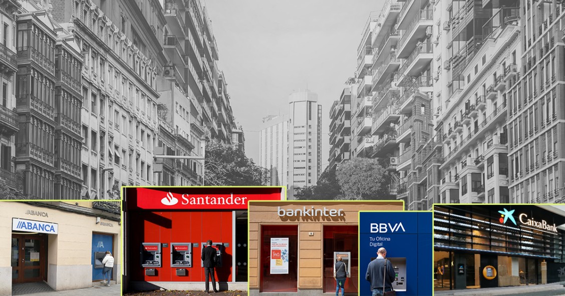 La exposición inmobiliaria de la banca