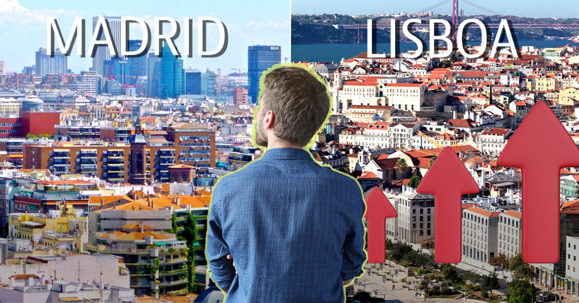 Casas en Lisboa y en Madrid.