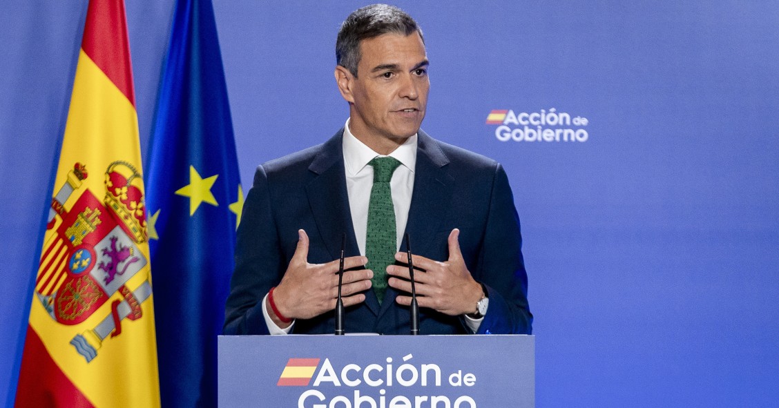 El presidente del Gobierno, Pedro Sánchez, este miércoles.