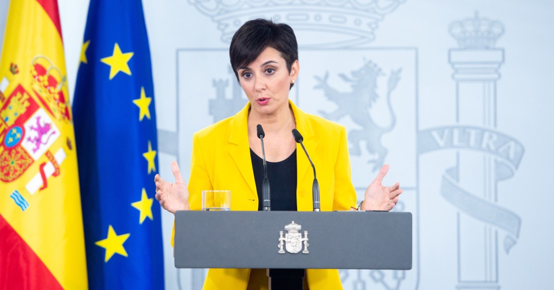 La ministra de Vivienda y Agenda Urbana de España, Isabel Rodríguez. 
