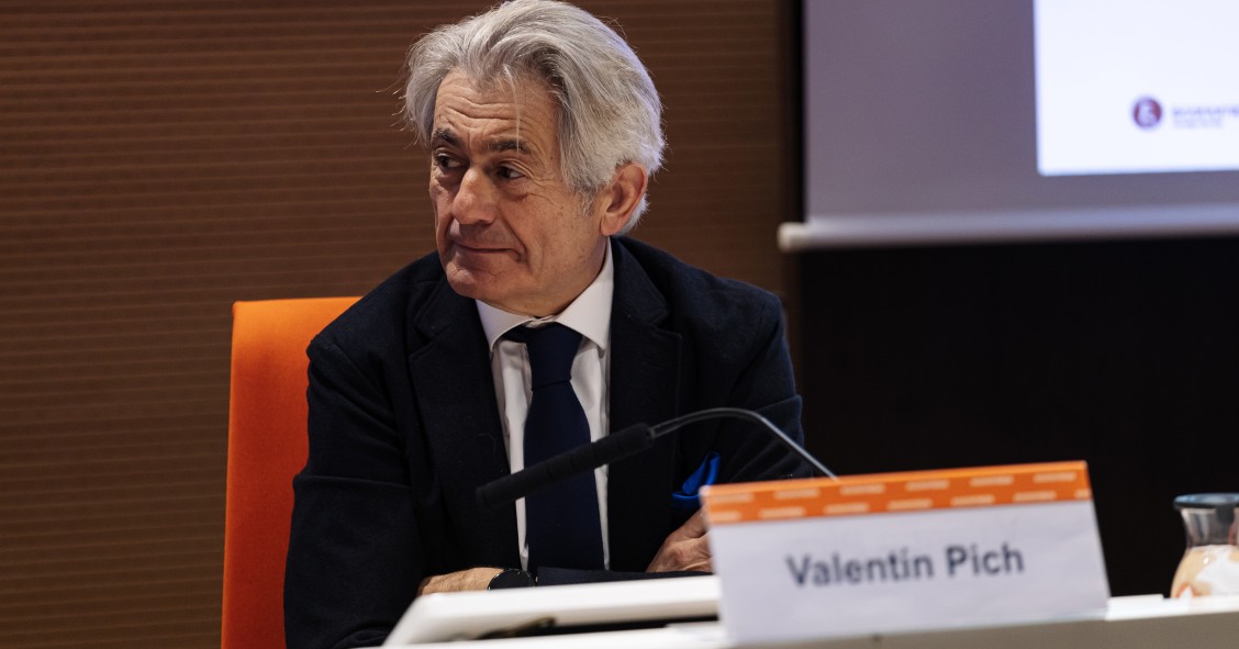 Archivo - El Presidente del CGE, Valentín Pich. 