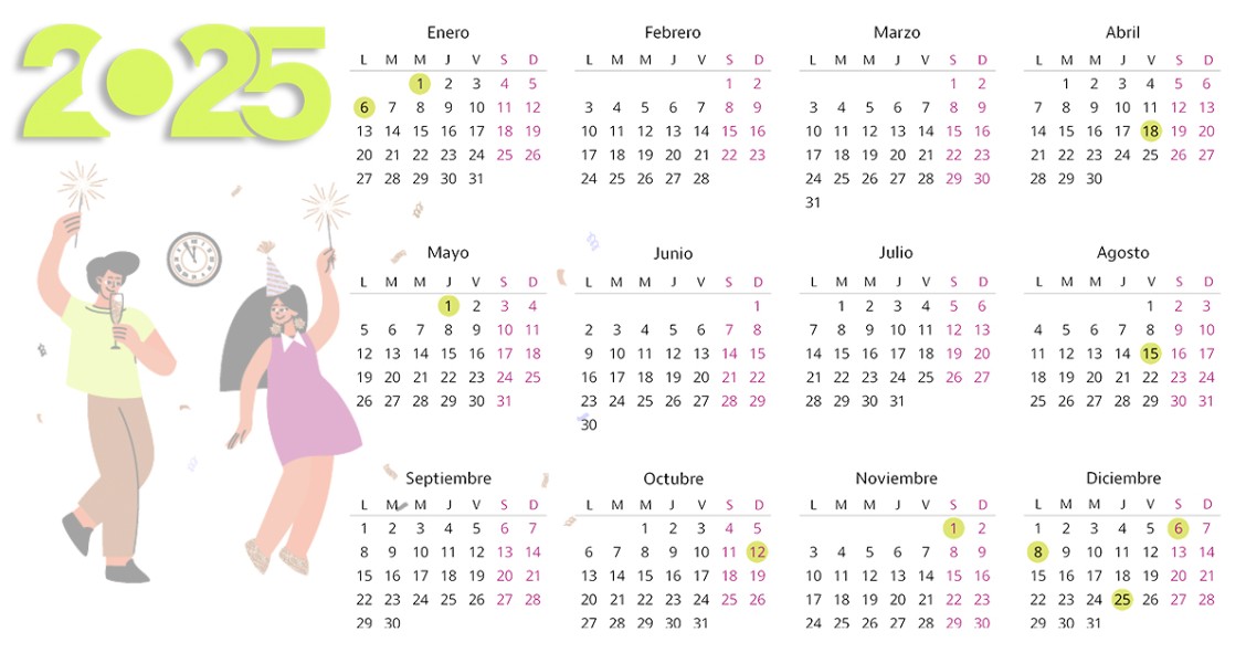 Calendario laboral 2025