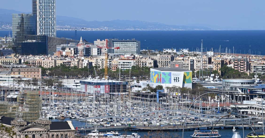 Vistas panorámicas a la ciudad de Barcelona