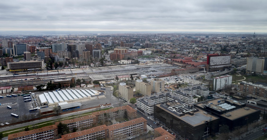 Vista general del lugar donde se situará el Centro de Negocios de Madrid Nuevo Norte (MNN)