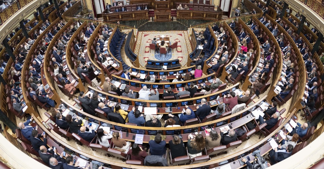 Vista general hemiciclo del Congreso, a 19 de diciembre de 2024.