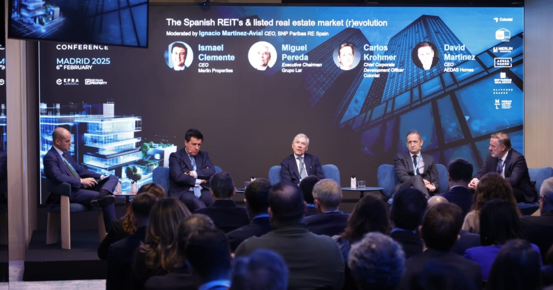 Mesa redonda en la conferencia Iberian Reit 2025
