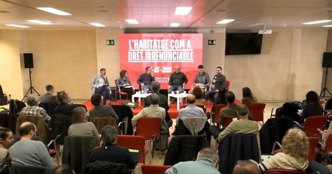 Una de las mesas de la jornada sobre la vivienda organizada por el PSIB.