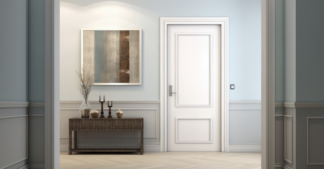 Cómo limpiar puertas lacadas en blanco