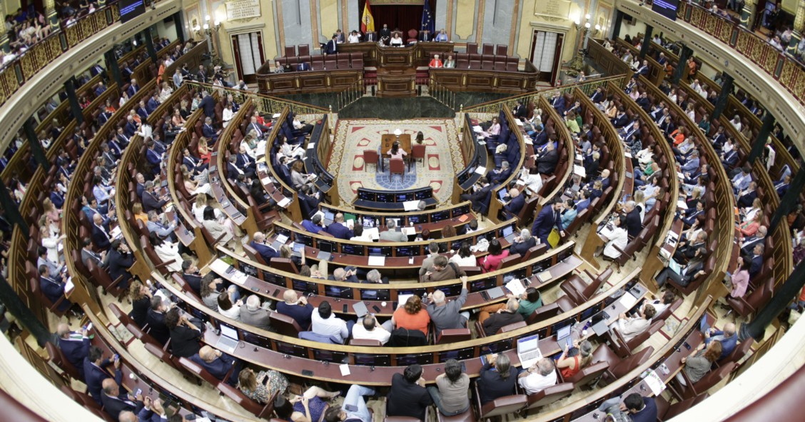 Plano general del hemiciclo del Congreso