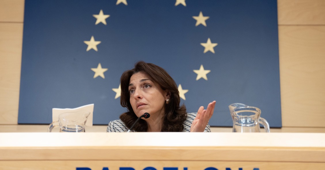 La presidenta de la delegación del Partido Democrático de Italia, Irene Tinagli