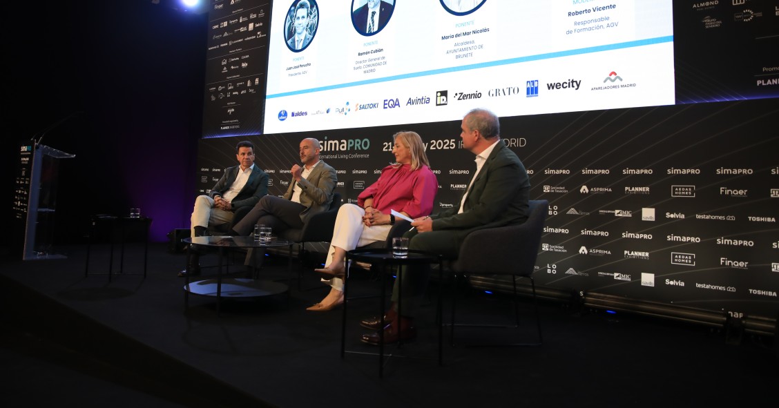 Juan José Perucho (AGV), Ramón Cubián (C. Madrid), María del Mar Nicolás (Brunete) y Roberto Vicente (AGV)