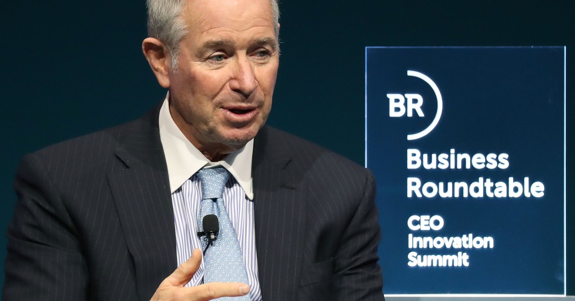 El CEO de Blackstone Steve Schwarzman