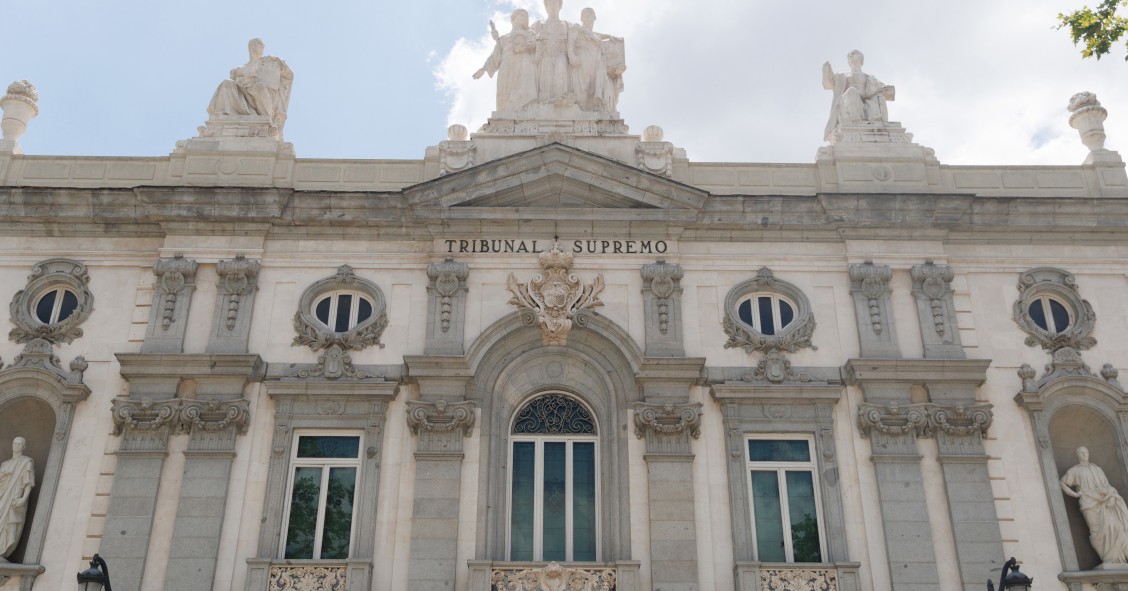 Archivo - Fachada del Tribunal Supremo. 