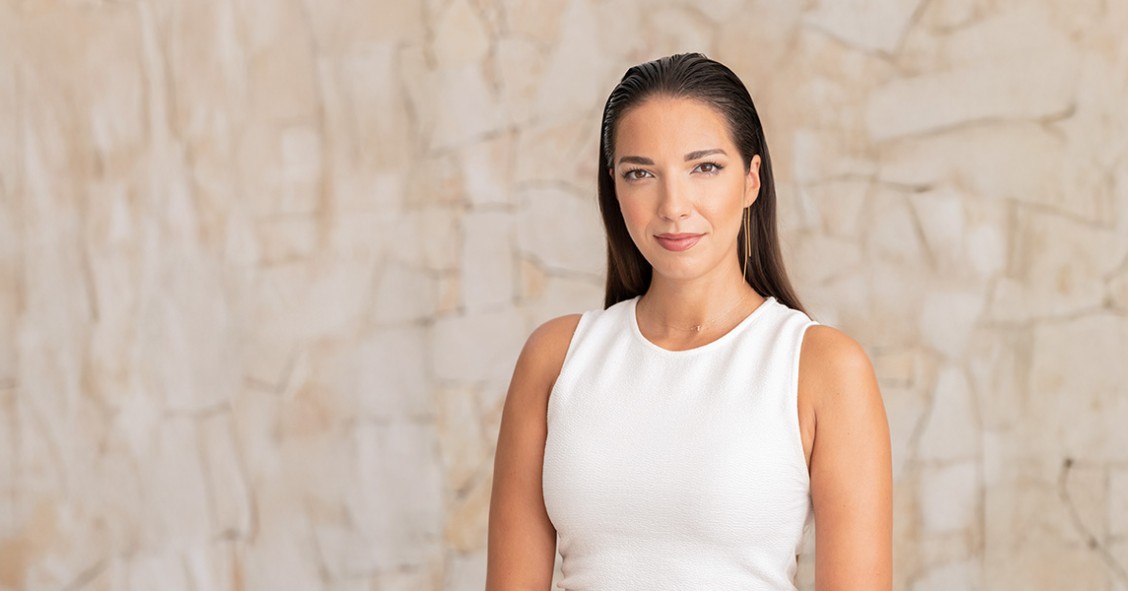 La diseñadora y fundadora de Alexandra Studio, Dominique Alexandra