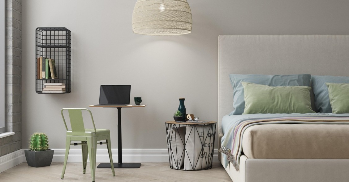 Dormitorio individual amueblado para alquilar en una vivienda compartida como residencia habitual