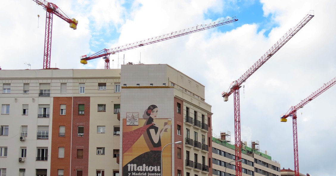 Torres de construcción en Madrid