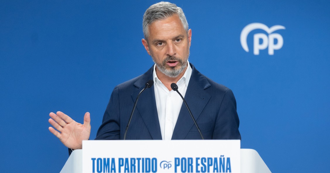 El vicesecretario de Hacienda, Vivienda e Infraestructuras del PP, Juan Bravo.