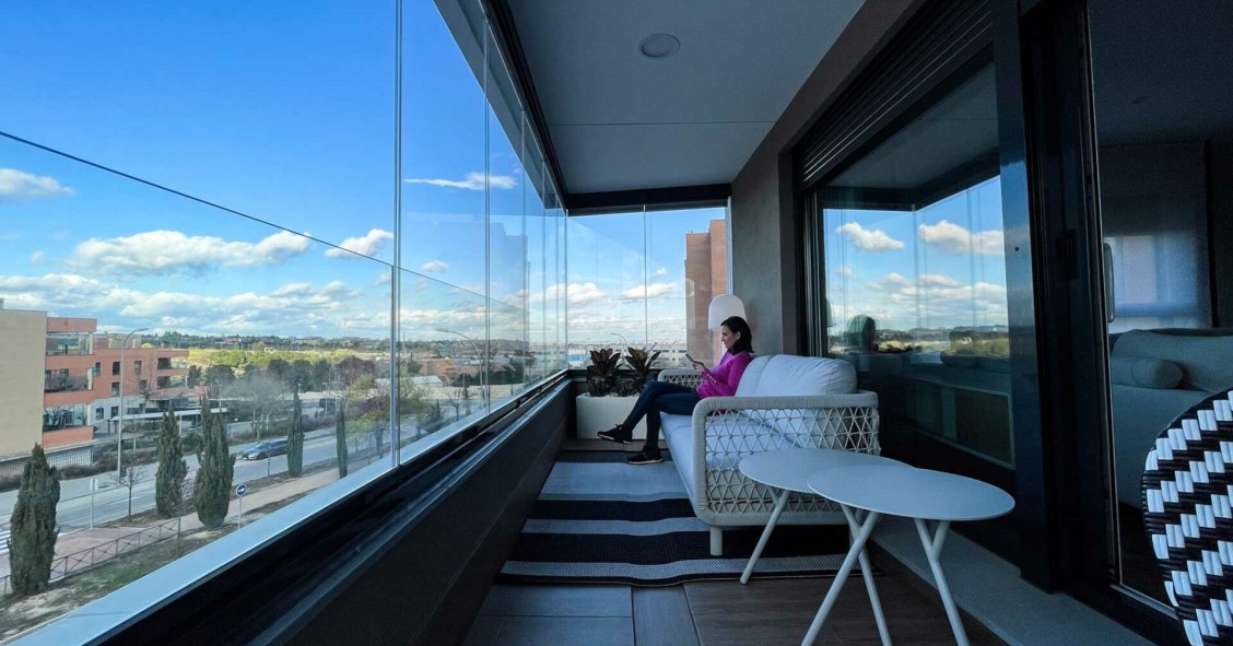 Cortinas de cristal para terrazas