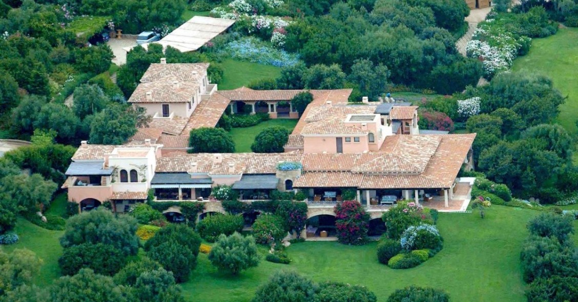 Villa Certosa en Porto Rotondo (Olbia, Cerdeña)