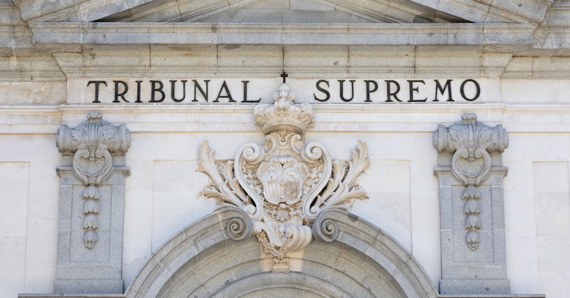 Fachada de la sede del Tribunal Supremo, a 26 de septiembre de 2025, en Madrid (España).