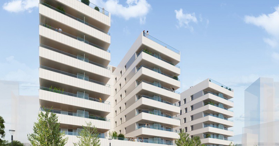 Viviendas de Neinor Homes en Zorrozaurre, en Bilbao