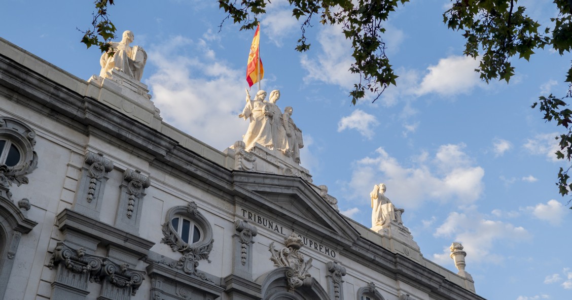 Fachada del Tribunal Supremo, a 12 de noviembre de 2025, en Madrid (España).