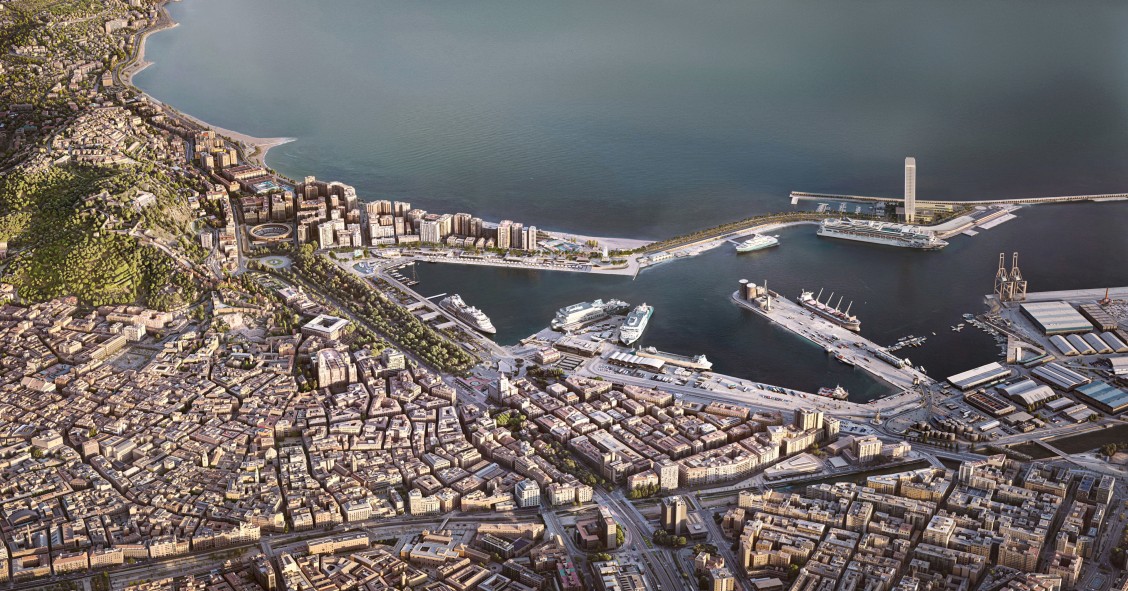 Futuro proyecto de la torre del puerto