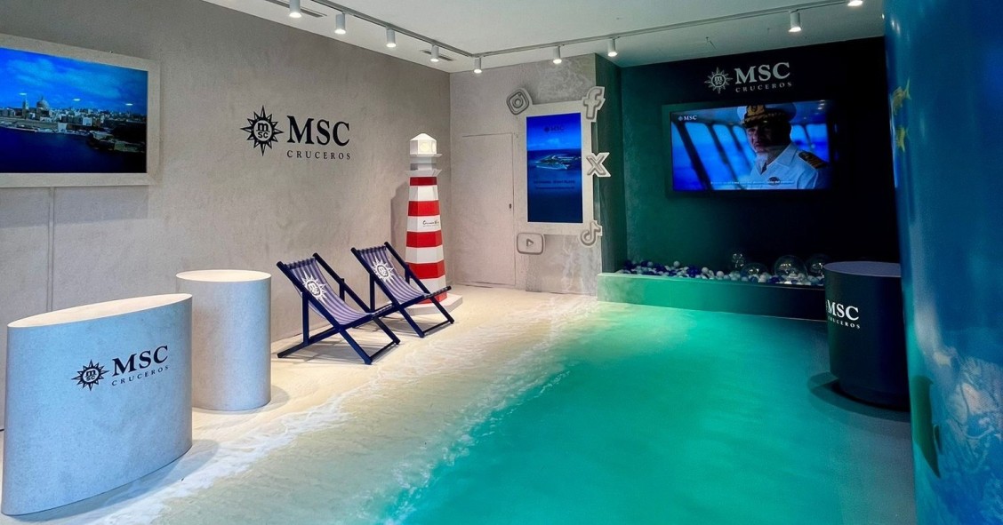 MSC Cruceros inaugura su primera 'pop-up' store inmersiva en Madrid.