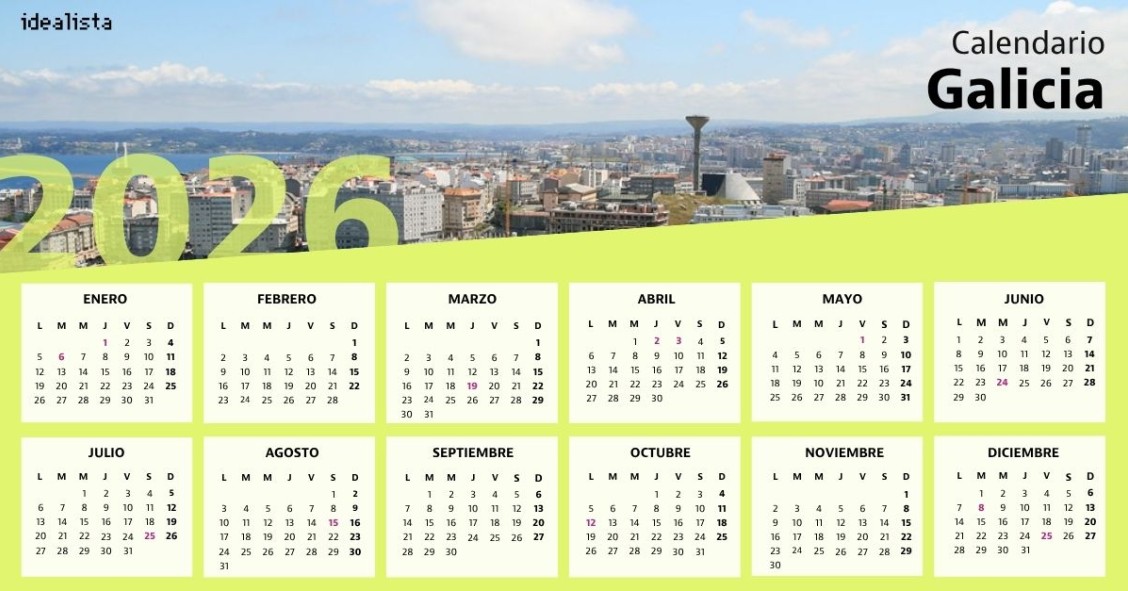 Calendario laboral 2026 Galicia