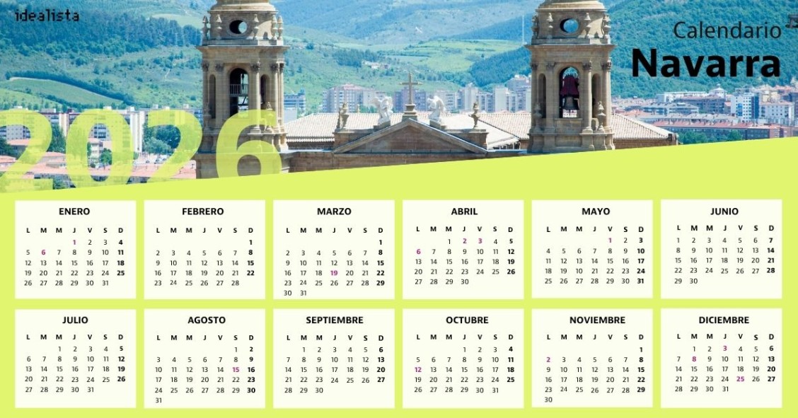 Calendario laboral Navarra 2026