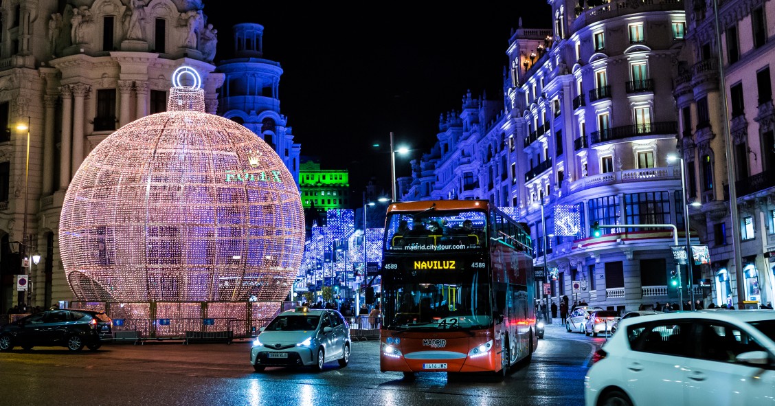 Christmas lights Madrid 2025