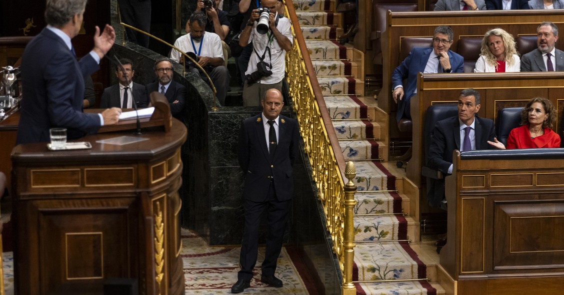 Alberto Núñez Feijóo, líder del PP