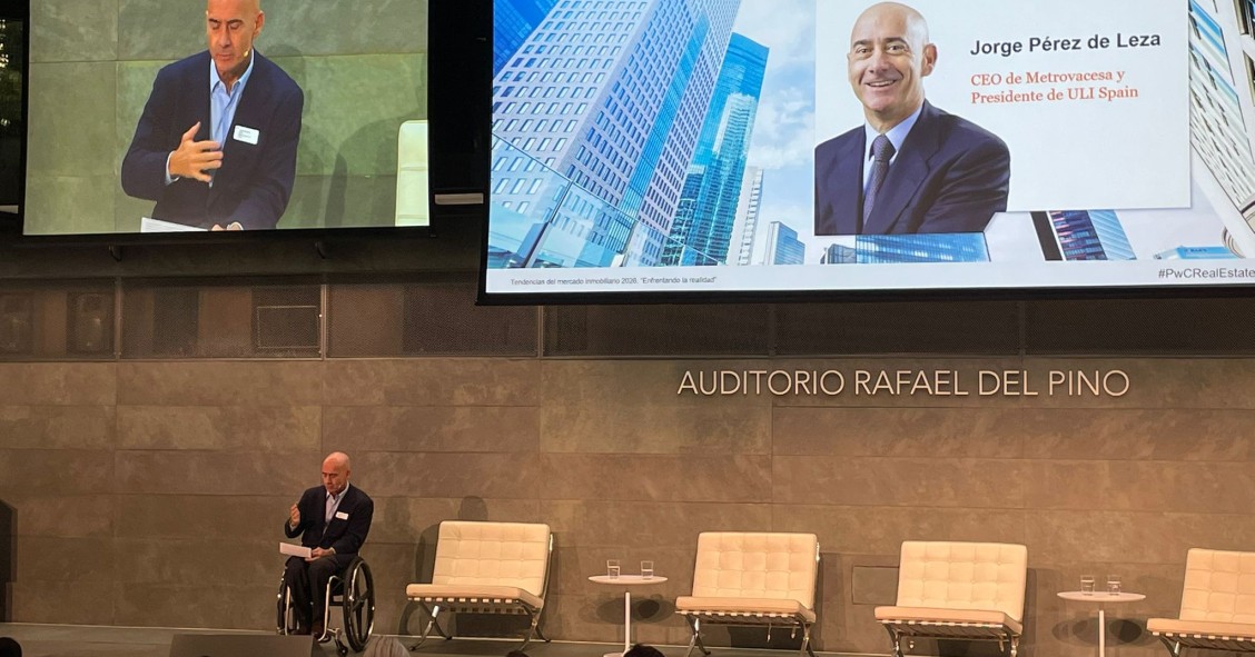 Jorge Pérez de Leza, presidente de ULI y CEO de Metrovacesa