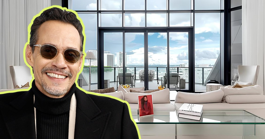 El antiguo apartamento de Marc Anthony en Miami